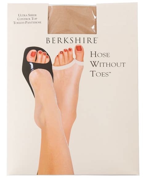 berkshire women s ultra sheer toeless control top pantyhose 5115