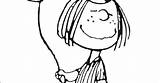 Peppermint Patty Coloring Pages Template sketch template