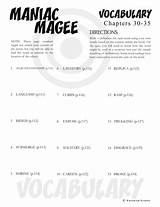 Maniac Magee sketch template