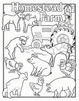Coloring Farm Pages Animals Animal Kids Printable Color Web Charlotte People Family Jobs Print Fair Farms Country Sheets Book Sheet sketch template