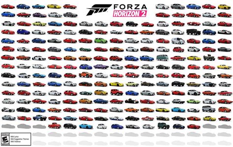 cars    full car roster  forza horizon  top speed