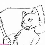 Furry Ych sketch template