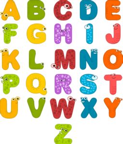 alphabet letters clip art  clkercom vector clip art