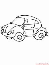 Coloring Car Beetle Pages Sketch Volkswagen Template sketch template