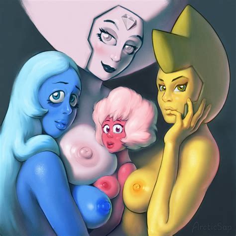 post 4183513 arcticsap blue diamond pink diamond steven universe white