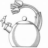 Teapot Embroidery Teapots sketch template