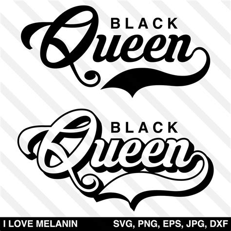 black queen svg  love melanin