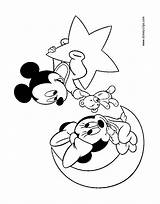 Baby Coloring Pages Disney Minnie Disneyclips Mouse Mickey Babies sketch template