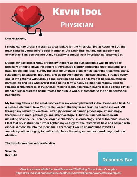 physician cover letter samples templates pdfword  rb