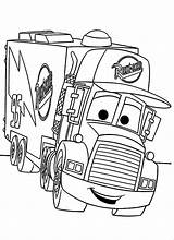 Mack Transporter sketch template