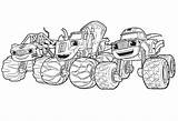 Coloring Blaze Pages Monster Truck Machines Printable Sheets Choose Board Kids Colouring sketch template