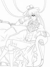 Ciel Phantomhive Pages Coloring Getcolorings sketch template