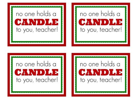 candle  teacher gift printable tags printable word searches