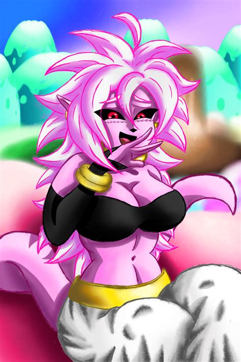 Majin Android 21 By 4ntarianv4lentine On Newgrounds