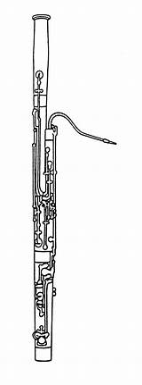 Bassoon Coloring Instrument Clipart Instruments Orchestra Oboe Music Woodwind Pages Woodwinds Orchestral Musical 6th Grade Basson Scasd Clip Colouring Sketch sketch template