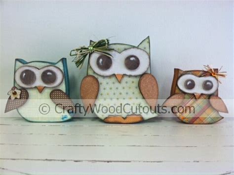 fall  owls wood craft projects crafty wood cutouts wood