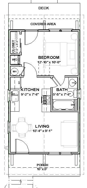 details  tiny house home plans  bed cottage  sf  file tiny house floor plans