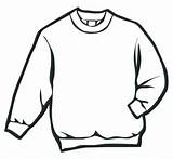 Jumper Drawing Clothes Winter Draw Line Sweater Coloring Kids Pages Clipart Printable Choose Board sketch template