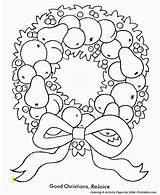 Coloring Reef Christmas Pages Wreath Inspirational Elegant Divyajanani sketch template