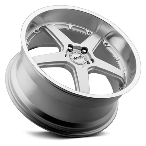 advanti racing traktion wheels silver  polished lip rims