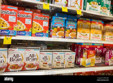 australia grocery store cereal  res stock photography  images