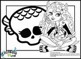 Monster High Lagoona Coloring Pages Blue Getdrawings sketch template