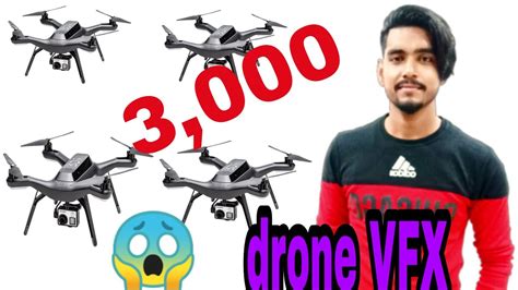 drone  sath banae tik tok video drone vfx holi special video youtube