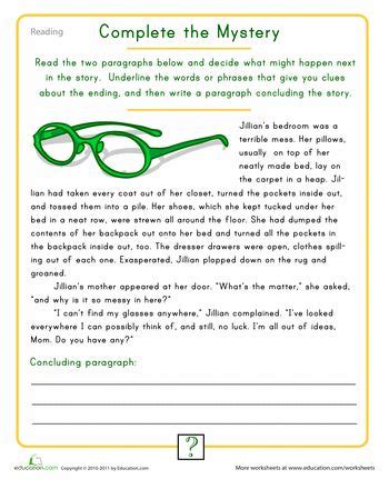 worksheets finish  mystery writing prompts funny writing prompts