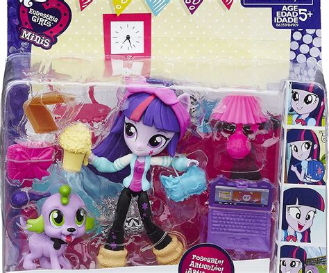 equestria girls twilight sparkle slumber party mini doll figure set