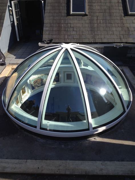 External View Of Double Glazed Dome Rooflight Skylight Design Dome