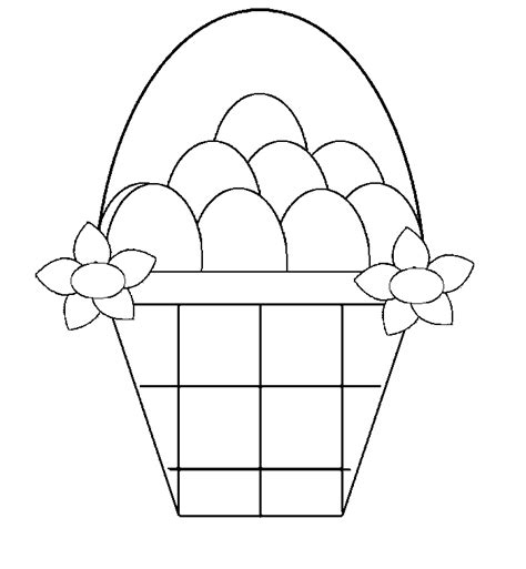 easter basket coloring pages  coloring pages