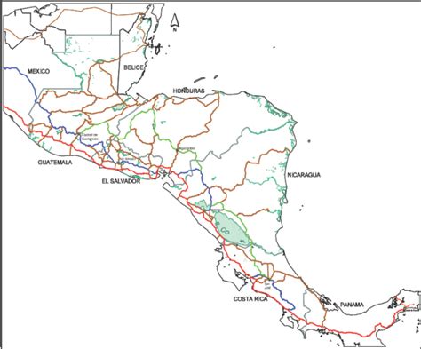 carretera panamericana map