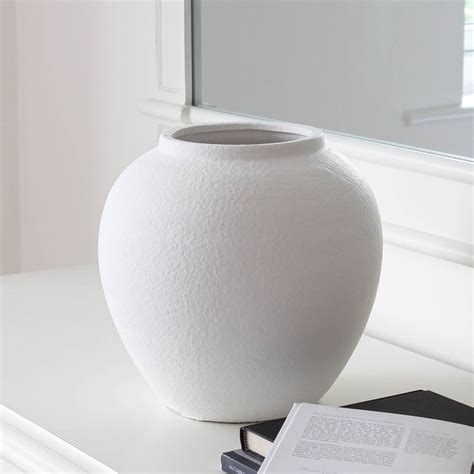 Large White Vase