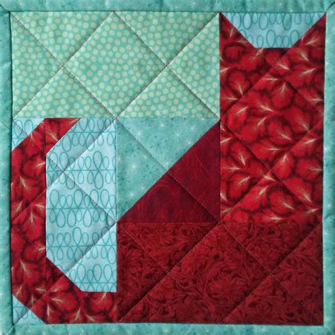 kitty  patch patchwork quilt block pattern  prairie queen
