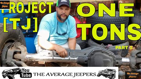 jeep wrangler  ton axle install project tj part   average