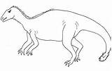 Dinosaur Camptosaurus Coloring Compsognathus Pages Coloringpagesonly sketch template