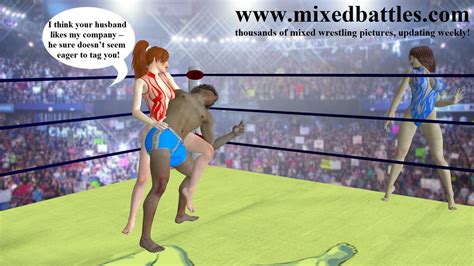 Leotard Clad Girls In Mixed Wrestling Page 2 Freeones