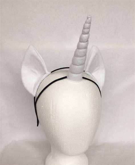 unicorn horn  ears set custom unicorn costume  choose etsy