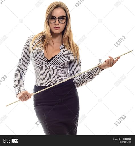 sexy girl glasses strict teacher image and photo bigstock