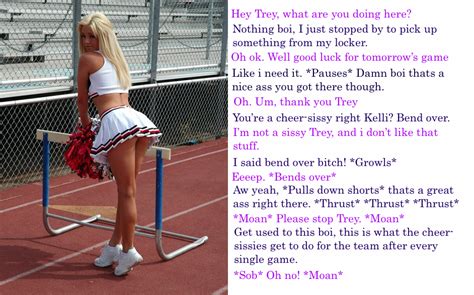 interracial cheerleader caption