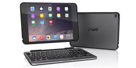 zagg unveils ipad pro ipad mini  keyboard cases ubergizmo