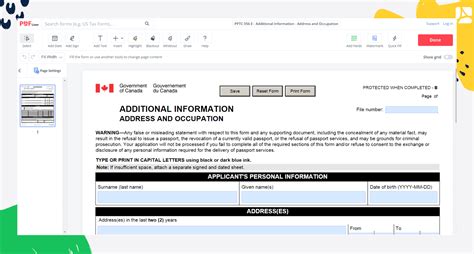 pptc   additional information address  occupation pdfliner
