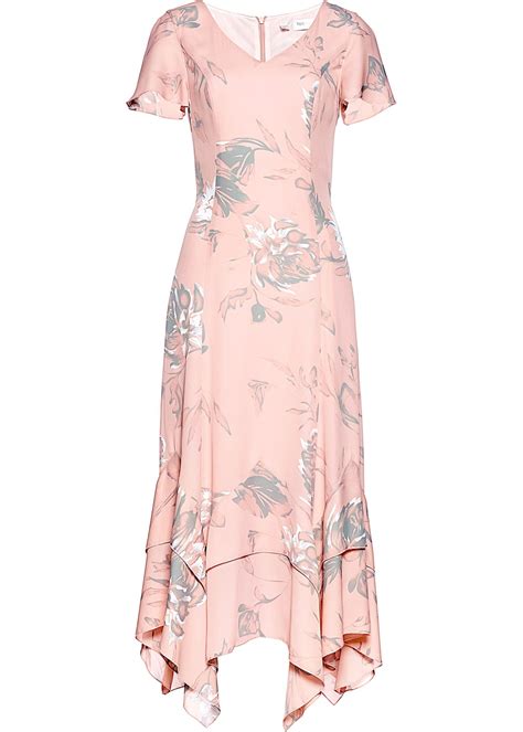 jurk zacht roze gedessineerd nu  de onlineshop van bonprixnl vanaf  bestellen
