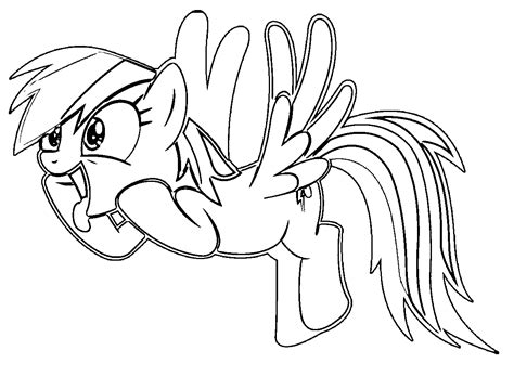 rainbow dash coloring pages  kids rainbow dash coloring pages