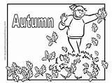 Autumn Colouring Automne Coloriages Coloringhome Malbild sketch template