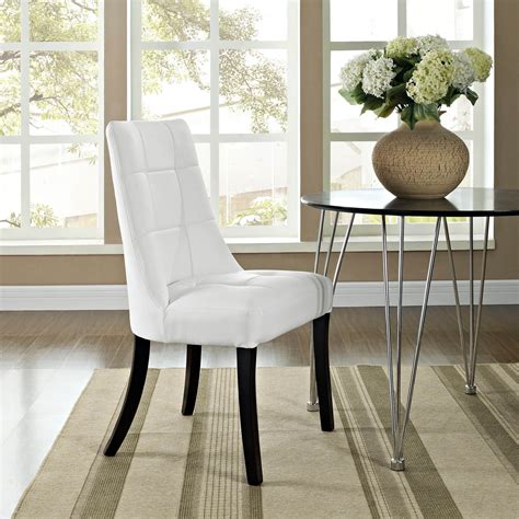 white dining chairs upholstered lennox upholstered dining chair
