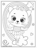 Katze Malvorlagen Ausmalbilder Kätzchen sketch template