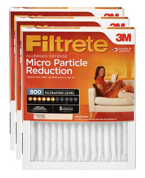 filtrete xx allergen defense micro particle reduction hvac furnace air filter  mpr