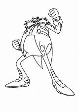 Coloring Eggman Pages Dr Sonic Color Popular sketch template