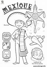 Mexique Imprimer sketch template